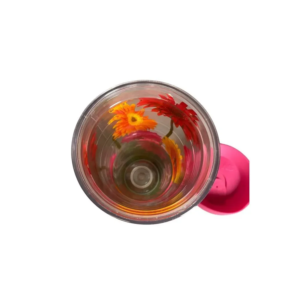 Tervis 24oz. Gerbera Daisies Tumbler With A Pink Lid
